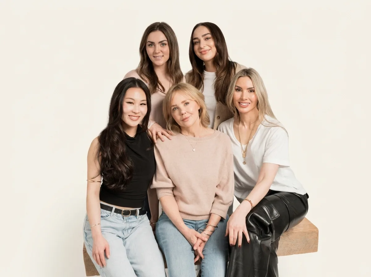 The Ageless Living team, photographed together in the studio